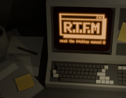 RTFM (Read The F*cking Manual) brings cooperative technical support with tense communication now available for PC and Mac on Itch